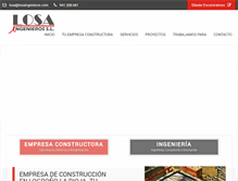 Tablet Screenshot of losaingenieros.com